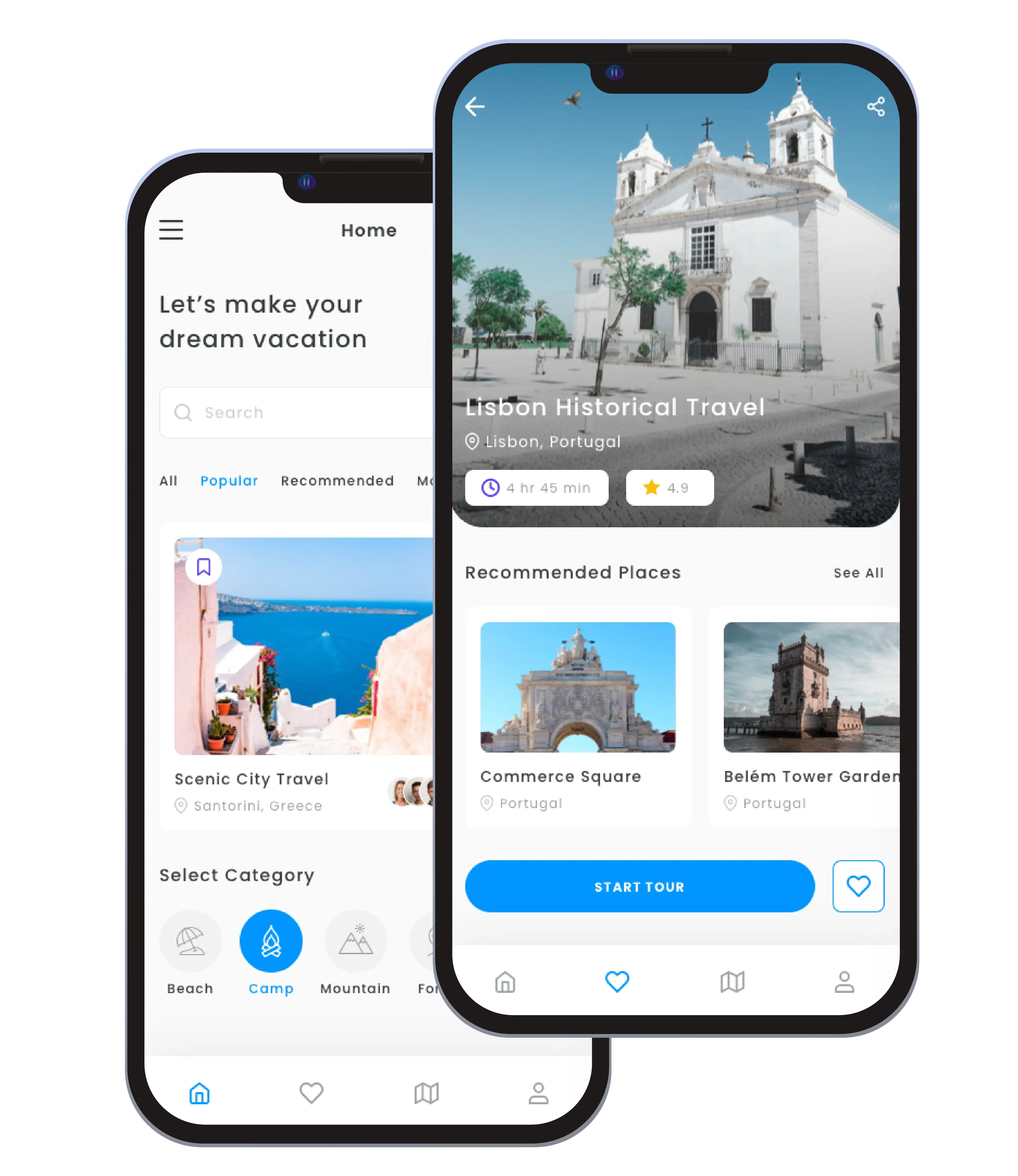 top travel app development company 